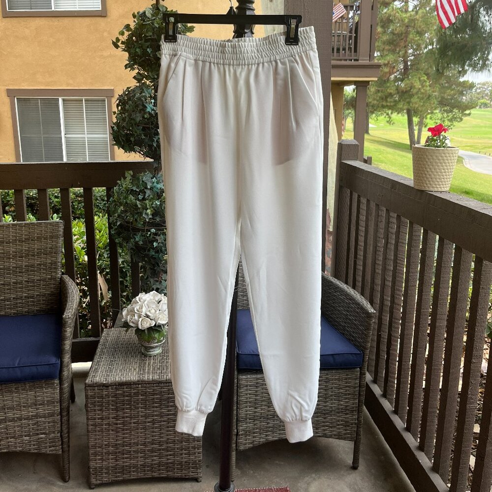 NWT JOIE Mariner Crepe Trousers, XXS, Porcelain